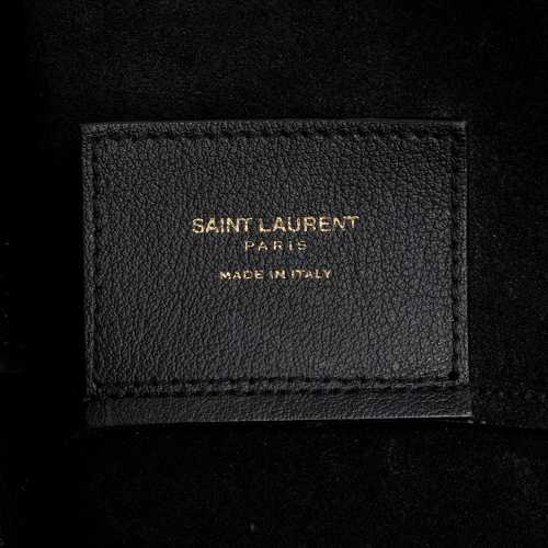 Saint Laurent Calfskin Large Shopping Tote