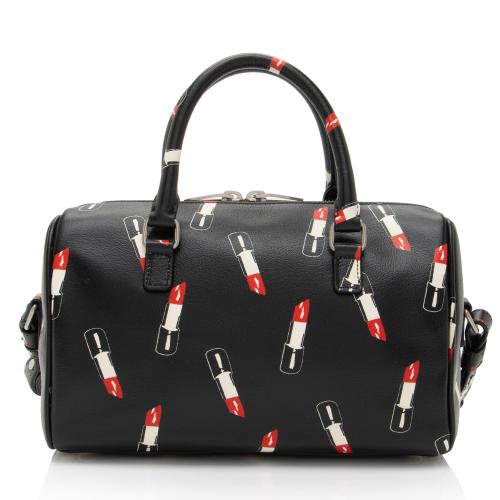 Saint Laurent Calfskin Lipstick Baby Duffle Bag