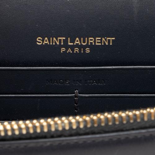 Saint Laurent Calfskin Monogram Kate Tassel Chain Wallet