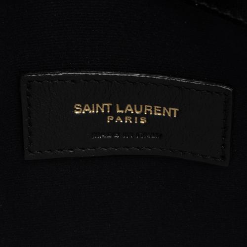 Saint Laurent Calfskin Monogram Uptown Medium Tote