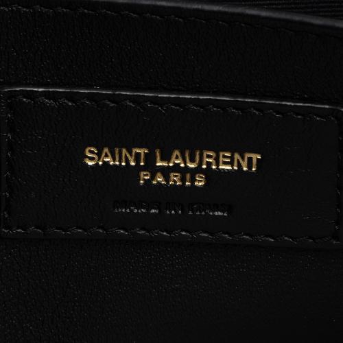 Saint Laurent Calfskin Monogram Uptown Medium Tote