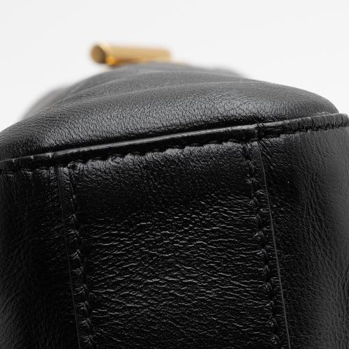 Saint Laurent Calfskin Suede Monogram Kate Reversible Chain Medium Shoulder Bag