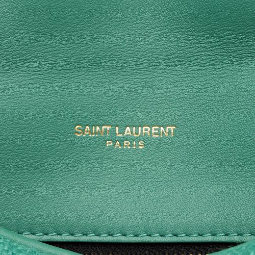 Saint Laurent Canvas Monogram Puffer LouLou Toy Shoulder Bag