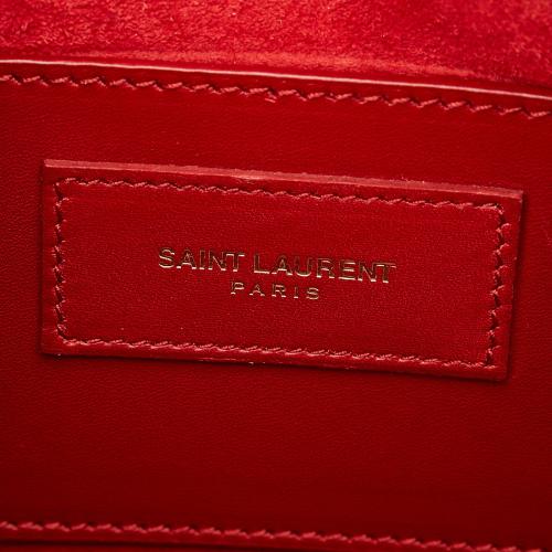 Saint Laurent Classic Baby Duffle Leather Satchel