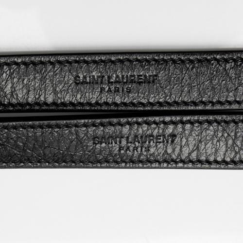 Saint Laurent Crinkled Calfskin Monogram Niki Large Shoulder Bag