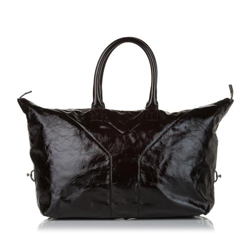 Saint Laurent Easy Y Patent Leather Tote Bag
