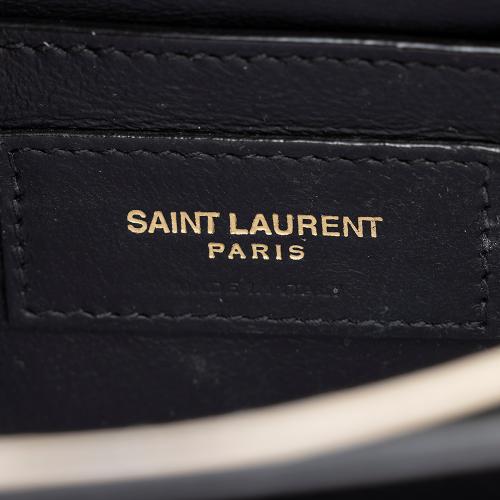 Saint Laurent Grain de Poudre Monogram Cassandra Mini Top Handle Bag - FINAL SALE
