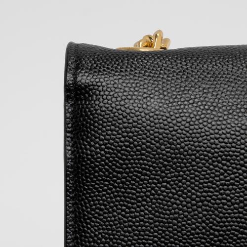 Saint Laurent Grain de Poudre Monogram Kate Chain Medium Shoulder Bag