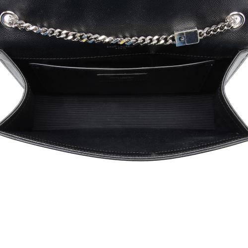Saint Laurent Medium Kate Grained Leather Shoulder Bag on SALE