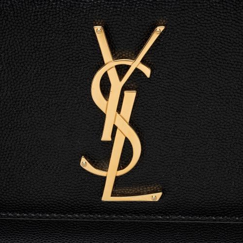 Saint Laurent Grain de Poudre Monogram Kate Small Shoulder Bag