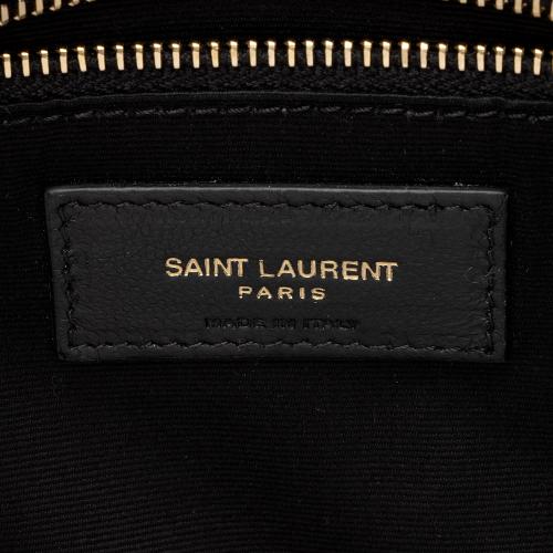 Saint Laurent Lambskin Monogram Puffer LouLou Medium Shoulder Bag