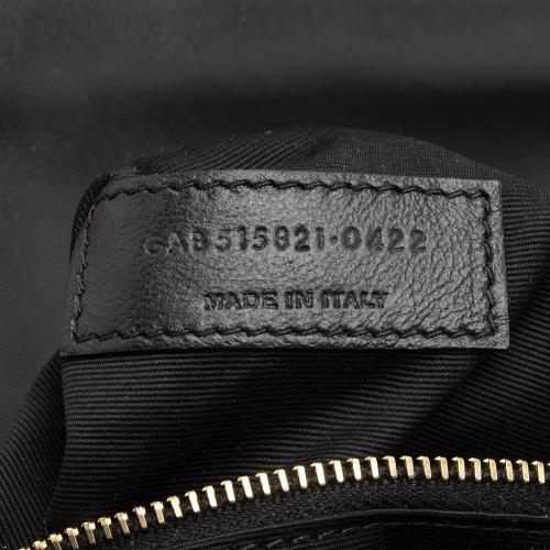 Saint Laurent Lambskin Suede Monogram Jamie Chain Medium Shoulder Bag