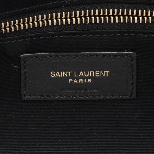 Saint Laurent Lambskin Suede Monogram Jamie Chain Medium Shoulder Bag