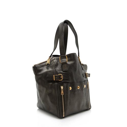 Saint Laurent Leather Downtown Small Tote - FINAL SALE