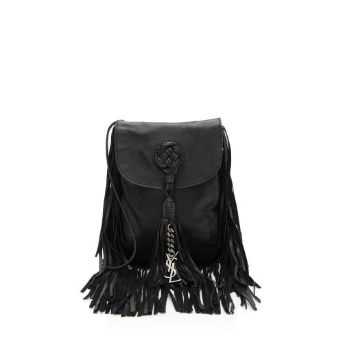 Saint Laurent Leather Fringe Anita Crossbody Bag