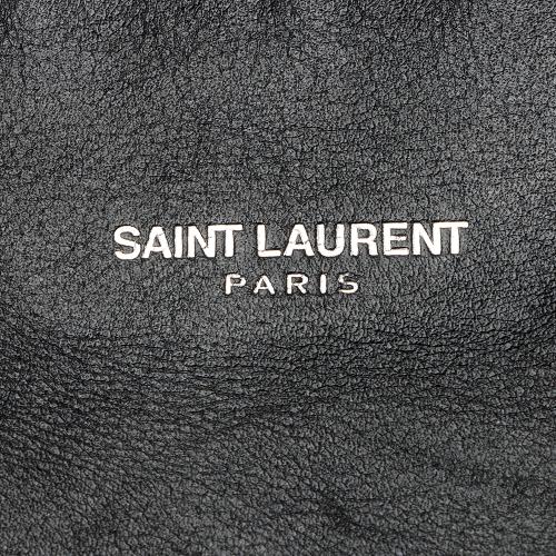 Saint Laurent Leather Studded N/S Shopper Tote