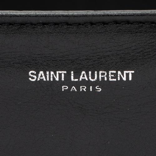 Saint Laurent Leather Studded N/S Shopper Tote