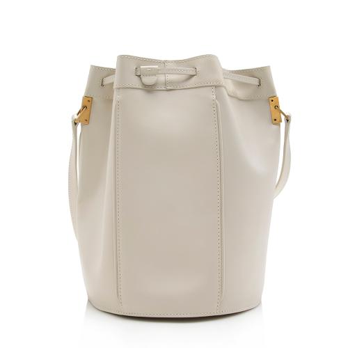 Saint Laurent Leather Talitha Medium Bucket Bag