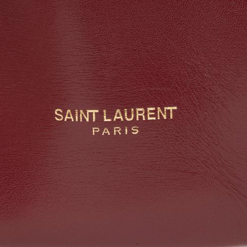 Saint Laurent Leather Talitha Small Bucket Bag