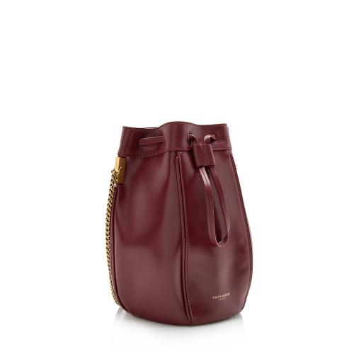 Saint Laurent Leather Talitha Small Bucket Bag
