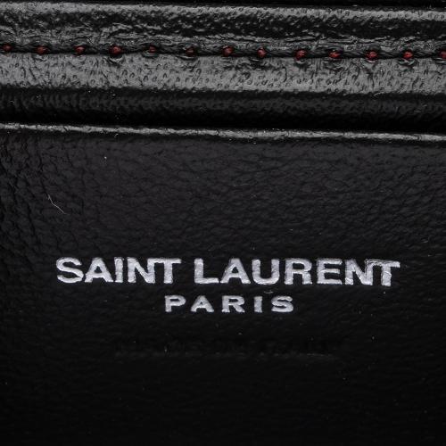 Saint Laurent Leather Tassel Box Minaudiere Crossbody bag