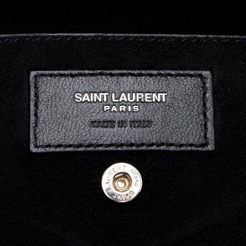 Saint Laurent Leather Teddy Bucket Bag
