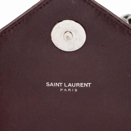 Saint Laurent Matelasse Calfskin Monogram College Medium Shoulder Bag