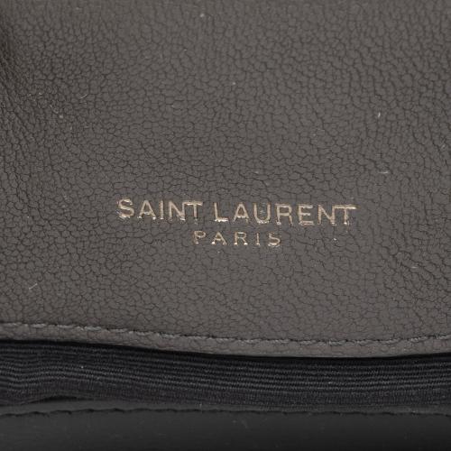 Saint Laurent Matelasse Calfskin Monogram College Medium Shoulder Bag
