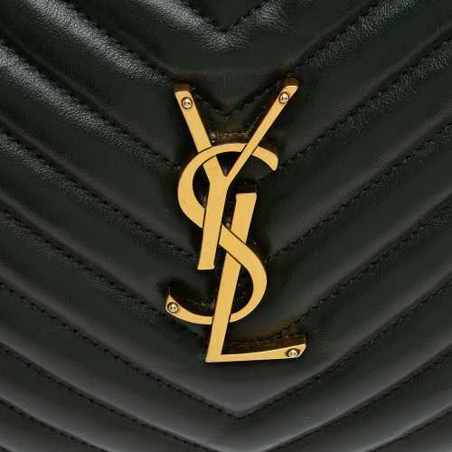 Saint Laurent Matelasse Calfskin Monogram Lou Camera Bag