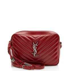 Saint Laurent Matelasse Calfskin Monogram Lou Camera Bag