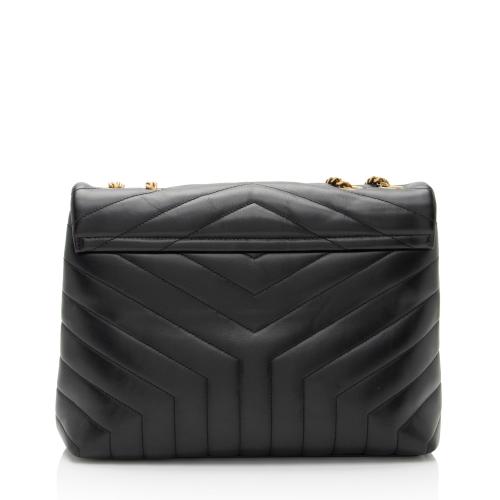 Saint Laurent Loulou Medium Matelasse Calfskin Shoulder Bag