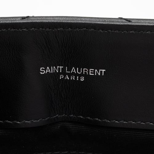 Saint Laurent Matelasse Calfskin Monogram LouLou Chain Medium Shoulder Bag