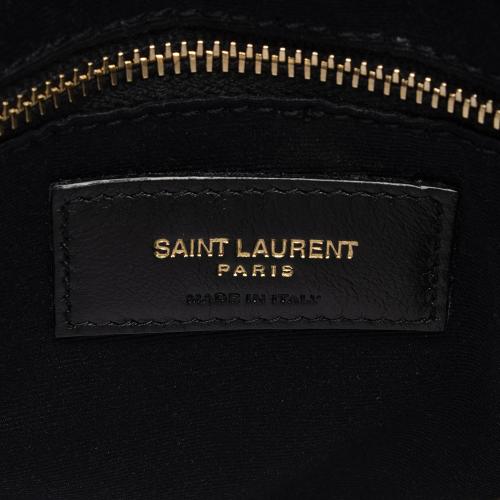 Saint Laurent Matelasse Calfskin Monogram LouLou Chain Medium Shoulder Bag