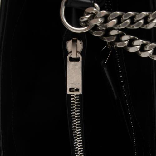 Saint Laurent Matelasse Calfskin Monogram LouLou Chain Medium Shoulder Bag