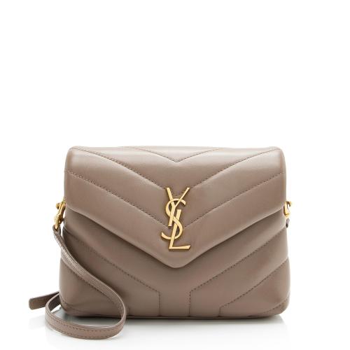 Saint Laurent Matelasse Calfskin Monogram LouLou Toy Crossbody Bag, Saint  Laurent Handbags