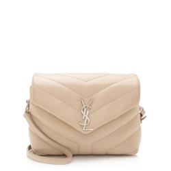 Saint Laurent Matelasse Calfskin Monogram LouLou Toy Crossbody