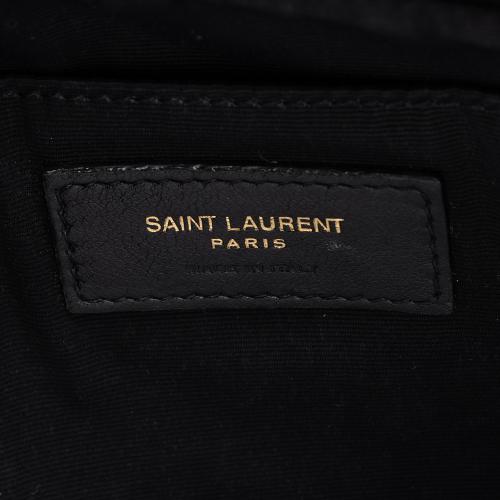Saint Laurent Matelasse Suede Monogram Lou Camera Bag