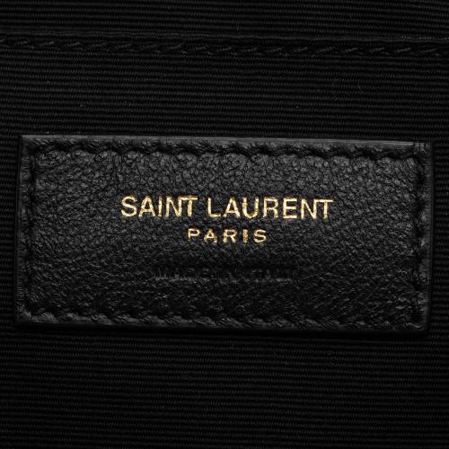 Saint Laurent Matelasse Suede Monogram Lou Camera Bag