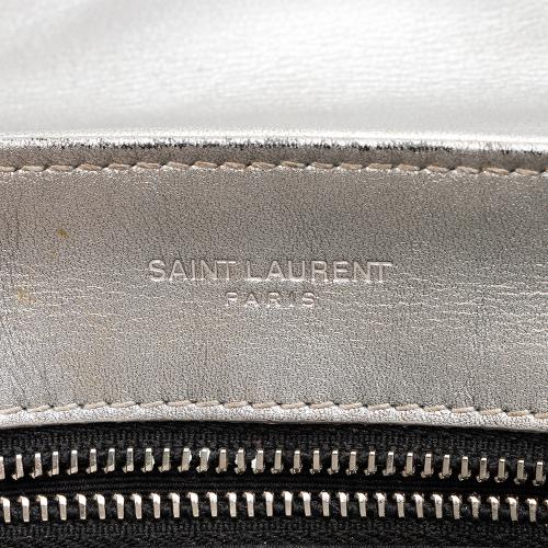 Saint Laurent Metallic Matelasse Calfskin Monogram LouLou Toy Crossbody Bag