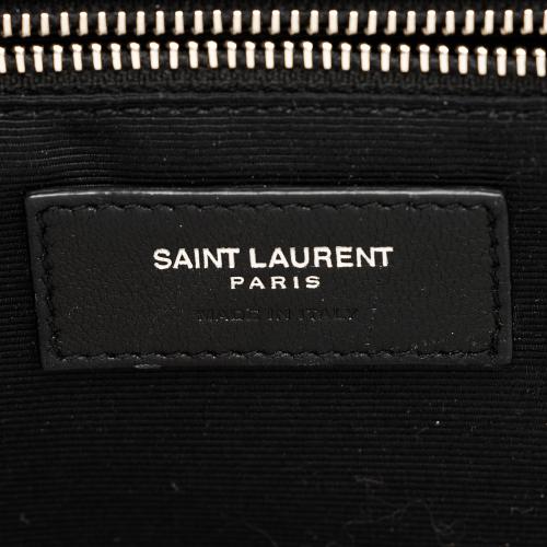 Saint Laurent Mixed Matelasse Grain de Poudre Monogram Large Envelope Bag