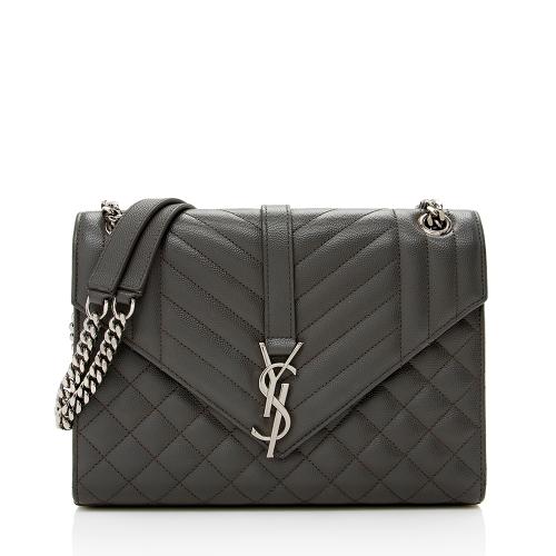 Handbag Yves Saint Laurent Brown in Synthetic - 8947285