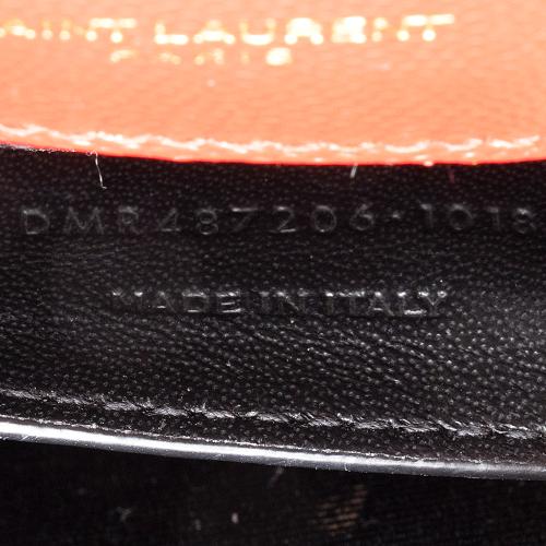 Saint Laurent Mixed Matelasse Leather Monogram Medium Shoulder Bag