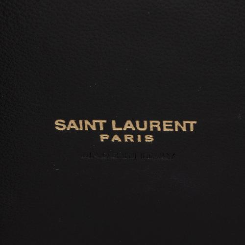 Saint Laurent Plexiglass Minaudiere Tuxedo Monogram Box Shoulder Bag