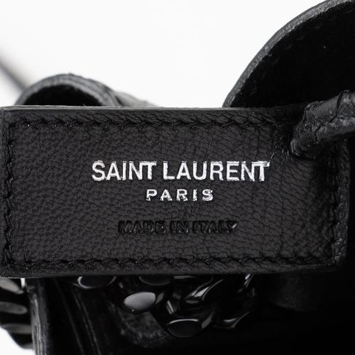 Saint Laurent Python Embossed Calfskin Mini Bucket Bag - FINAL SALE