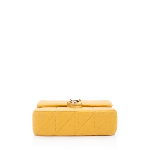 Saint Laurent Quilted Jersey Monogram Jamie Mini Shoulder Bag