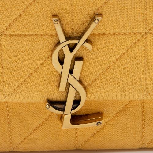 Saint Laurent Quilted Jersey Monogram Jamie Mini Shoulder Bag