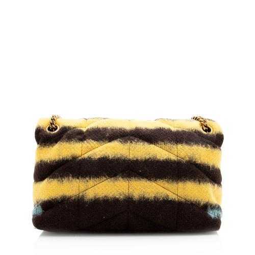 Saint Laurent Quilted Wool Loulou Puffer Shoulder Bag