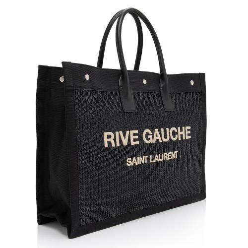 Saint Laurent Raffia Rive Gauche Tote