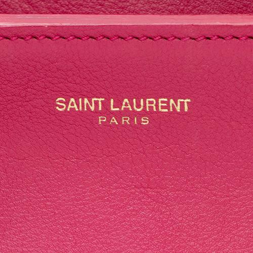Saint Laurent Calfskin Cabas Chyc Small Tote