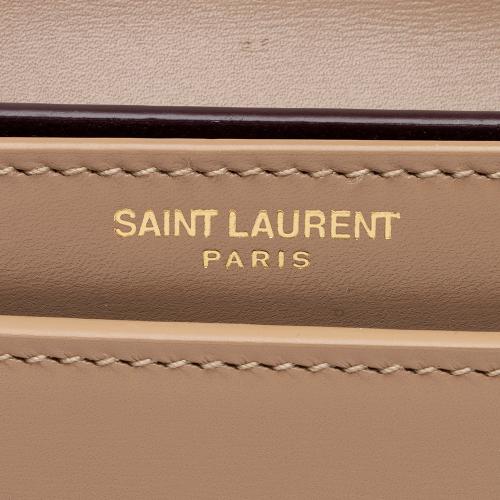Saint Laurent Smooth Calfskin Saude Monogram Cassandra Medium